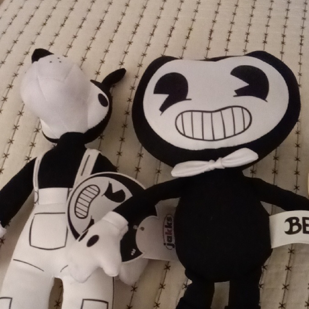Black & White Cartoon Character  Bendy & Ink Machine Plush Toy - Kids Toys
